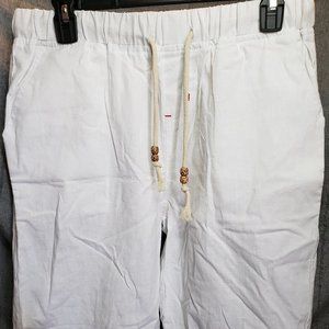 Nitagut Men's Linen Casual Classic Fit Shorts (S)